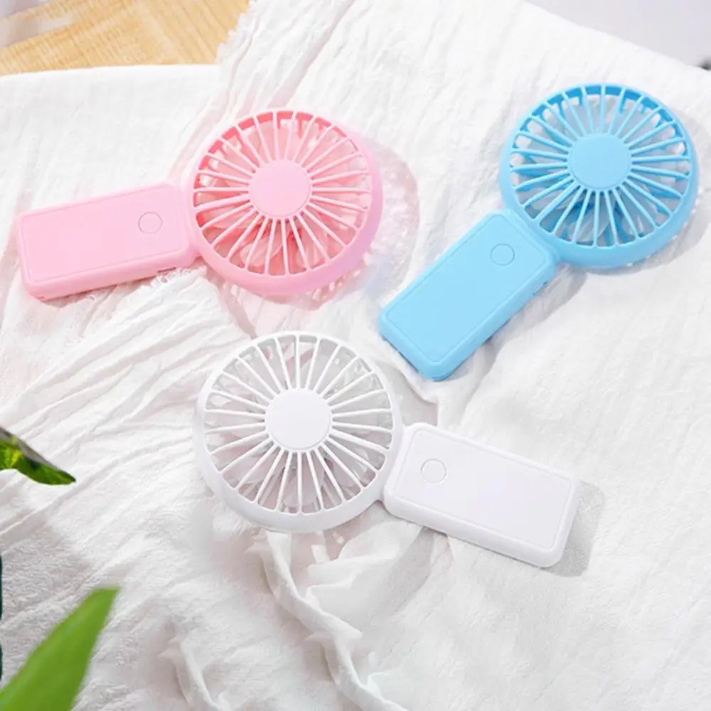 

Mini Handheld Fan Portable Desk Stroller Table Fan with USB Rechargeable Battery Operated Cooling Folding Electric Fan