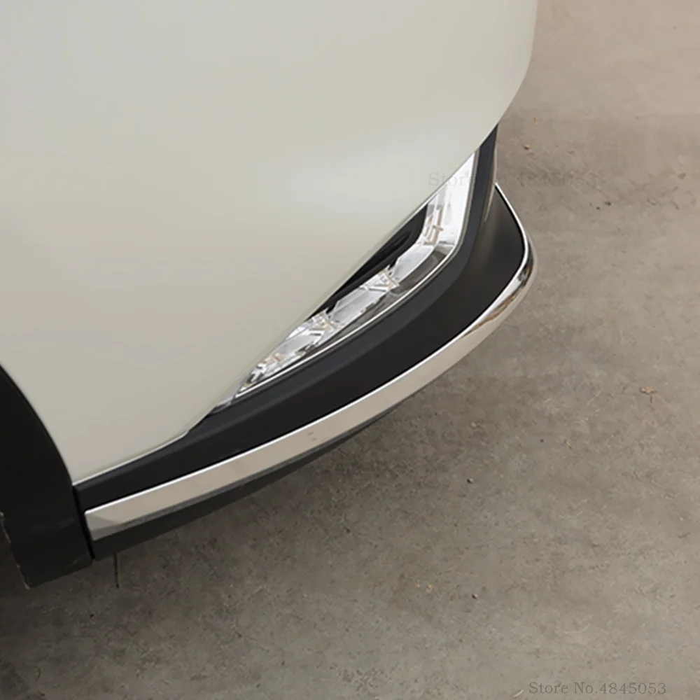 ABS хромированный передний бампер Foglight век яркие полосы отделка наружный молдинг для Nissan Qashqai J11- стайлинга автомобилей