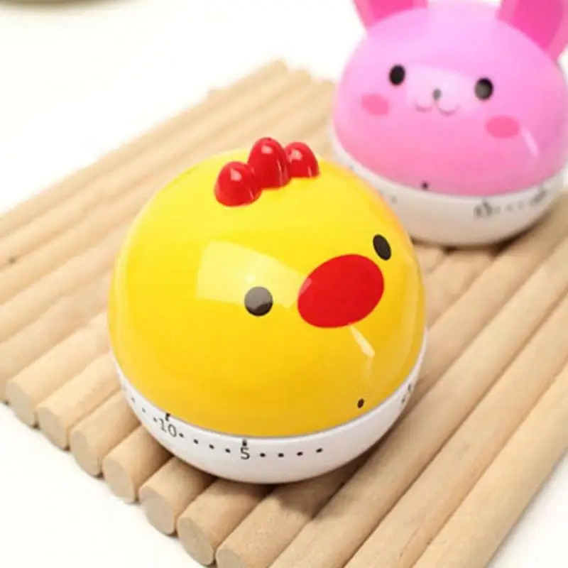 Кухонный таймер новый мультяшный для приготовления пищи с животными циферблатом