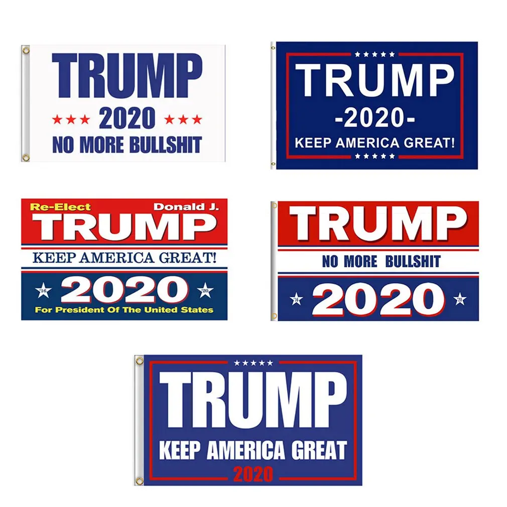 Polyester Cloth Colored Us Election Flag Trump 2020Trump Flag
