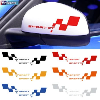 

2 Pcs Side Rear View Mirror Sticker Decal For Renault Megane 2 3 4 Clio Sandero Twingo Scenic Logan Duster Fluence Accessories