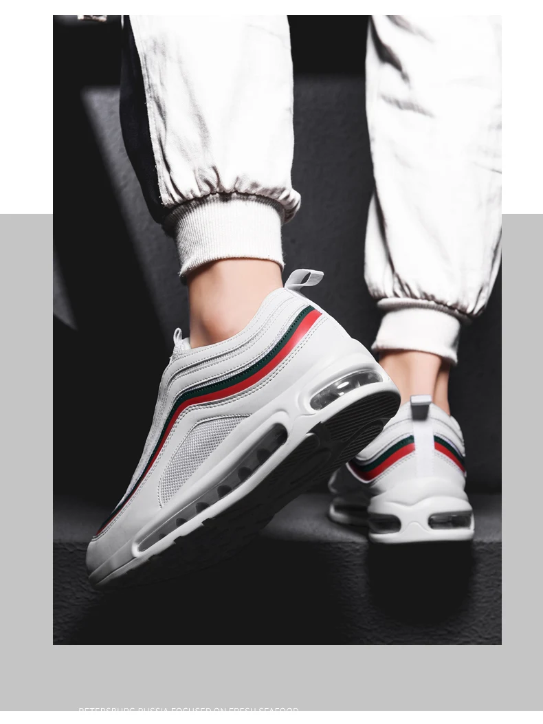 JINBAOKE/мужские кроссовки на воздушной подушке; дышащая Спортивная обувь для мужчин; обувь для бега на открытом воздухе; спортивная обувь для пар; обувь для подиума