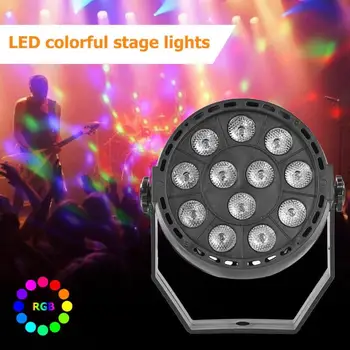 

12LED RGB DJ Disco Par Lamp Projector KD-USB IP44 Waterproof Wedding KTV Bar Party Stage Light with Remote Control US/EU