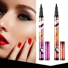 Новинка, черная водостойкая жидкая подводка для глаз, кошачий глаз, стойкий макияж, быстросохнущая подводка для глаз, карандаш, инструменты для макияжа, влагостойкая косметика, 1 шт