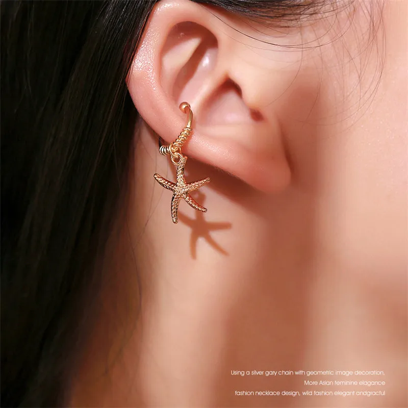 

1pc Leaf Flower Rattan Zircon Piercing Ear Cuff Earrings Hoop Earrings Ear Cuff for Women Jewelry Small Hoop Earrings