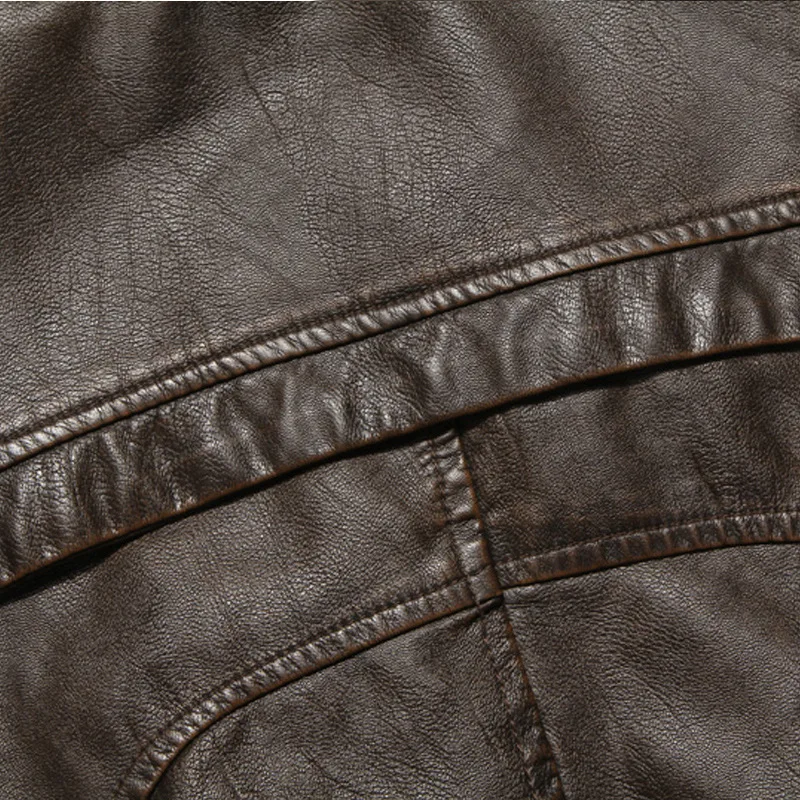Wish AliExpress, осенне-зимнее кожаное пальто в европейском и американском стиле, модная кожаная куртка большого размера, Мужская одежда, кожаное пальто