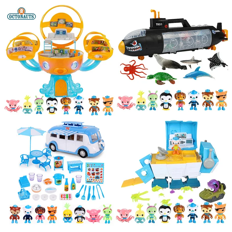 Экшн-фигурка Octonauts Octopus замок машины Приключения Plsyset Barnacles peskwazii Dashi tslow игрушечная
