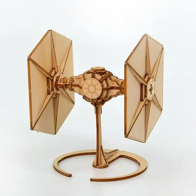Звездные Войны Пробуждение силы игрушки Falcon 3d деревянная игрушка-головоломка сборка модель дерева Starwars ремесло Наборы украшение стола для Для детей - Цвет: Черный
