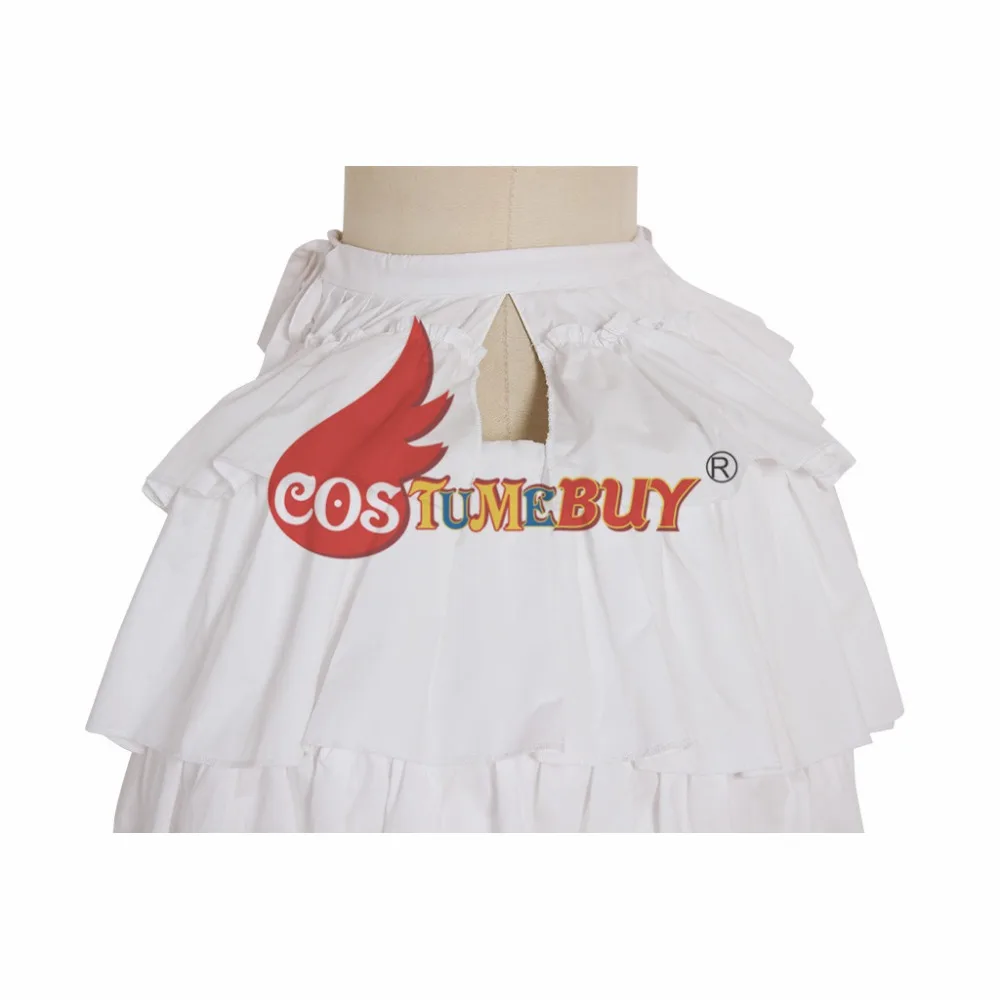 Costumebuy средневековое викторианское рококо готическое платье подъюбник суета кринолин свадебное нижнее белье Jupon Нижняя юбка Pannier белый