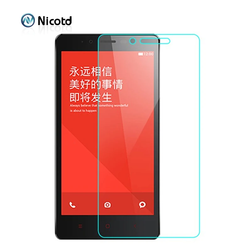 Защитная пленка nicodd 2.5D из закаленного стекла для Xiaomi redmi 3 3S 4A 3X Hongmi для xiomi redmi 3 Pro 1S Note 3 Note4 2 note