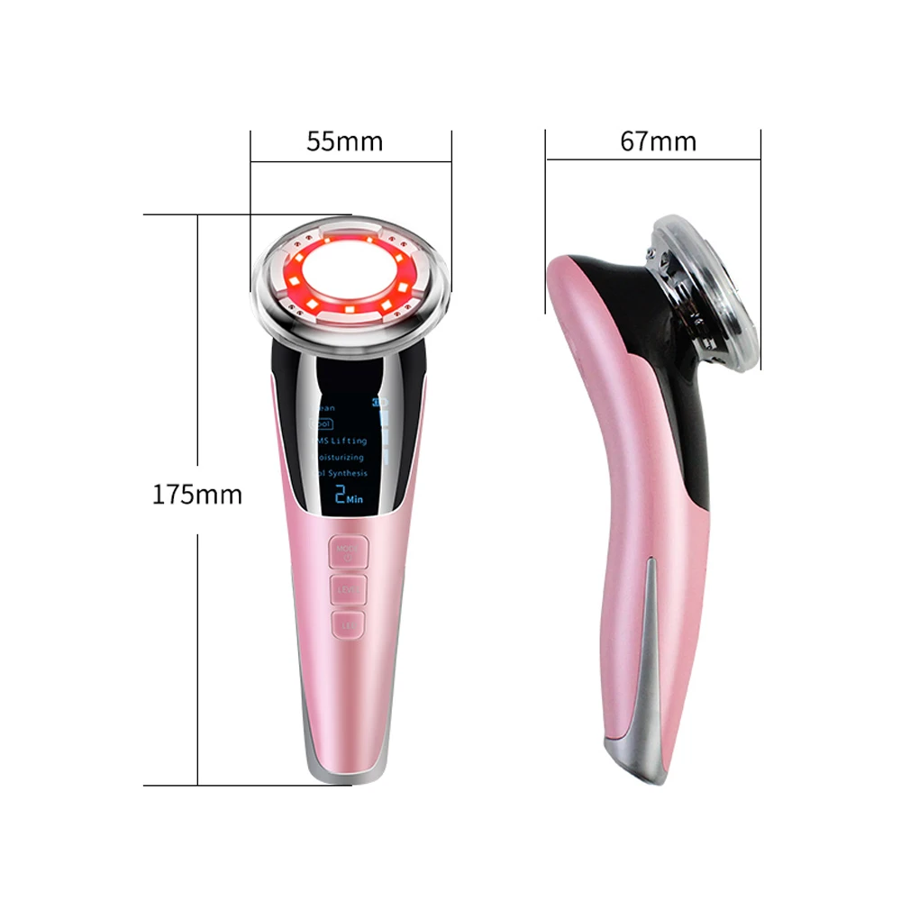  EMS LED Light Beauty Instrument Ultrasonic Facial Skin Lifting Face Cleansing Massage Acne Clearanc - 4000450031867