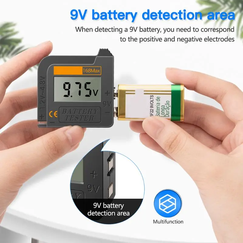 Digital Lithium Battery Capacity Tester 168Max Universal Test Checkered digital-lithium-battery-capacity-tester-168max-universal-test-checkered