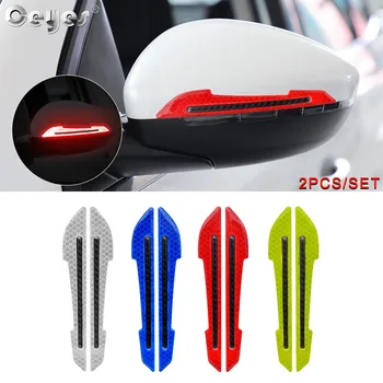 

Ceyes Car Styling For BMW Opel Mazda For CHEVROLET Auto Reflective Warning Sticker On Rear Mirror Car Warning Mark Safety Strip