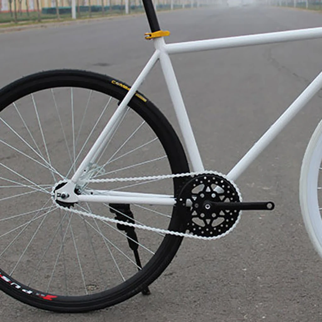 white bmx bike chain
