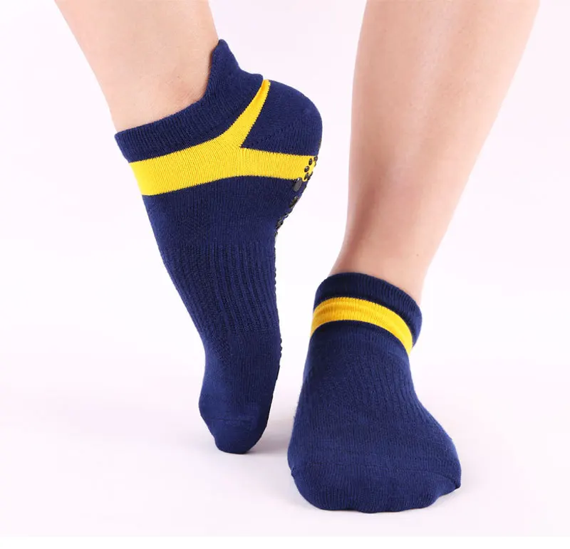Для женщин Спорт Фитнес Йога носки ручка с защитой от скольжения на подошвах и воздухопроницаемые спортивные носки вентиляции Пилатес детские колготки танцевальные носки