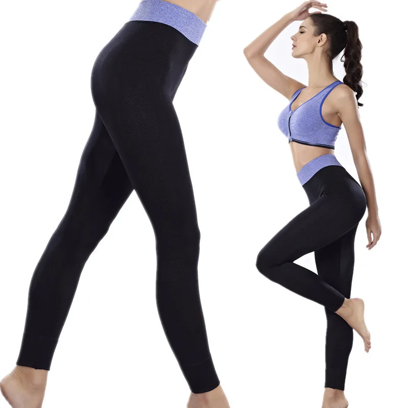 

Spring Summer New Style Slim Fit Fitness Pants Women's Quick-Dry Elasticity Slim Fit Slimming Yoga Clothes Running Sports Ninth