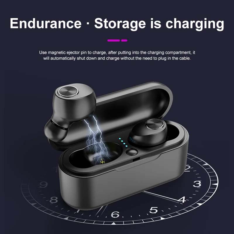 Tws TX29 Wireless Bluetooth Earphones V5 0 Mini Stereo Sport Gaming Noise Cancel Headset Waterproof Headphone with Microphone