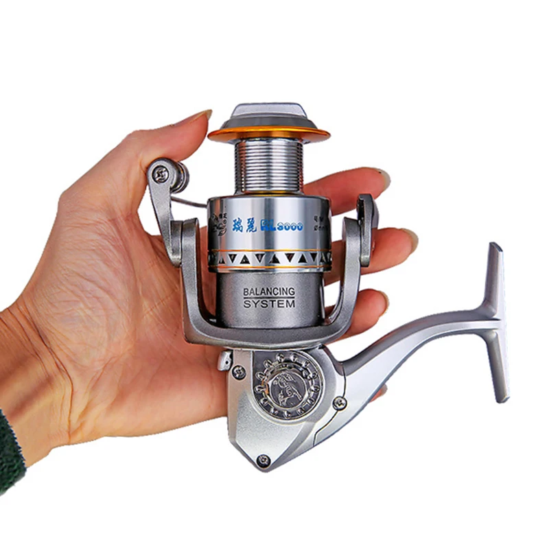 

Spinning Fishing Reel Full Metal 5.0:1 5.5:1 Gear Ratio High Quality Spinning Reel Fishing Reels 1000-4000 Series Ball Bearing