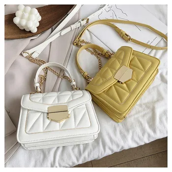 

Crossbody Bags For Women 2020 Small Chain Handbag Small Bag PU Leather Hand Bag Ladies Designer Shoulder Bags Sac A Main Femme