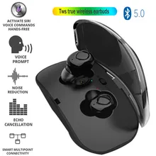 TWS X18 Wireless Bluetooth Earphones Nosie Reduction Headsets Cordless Handsfree Earbuds Sports Earphone Headset for IOS Android