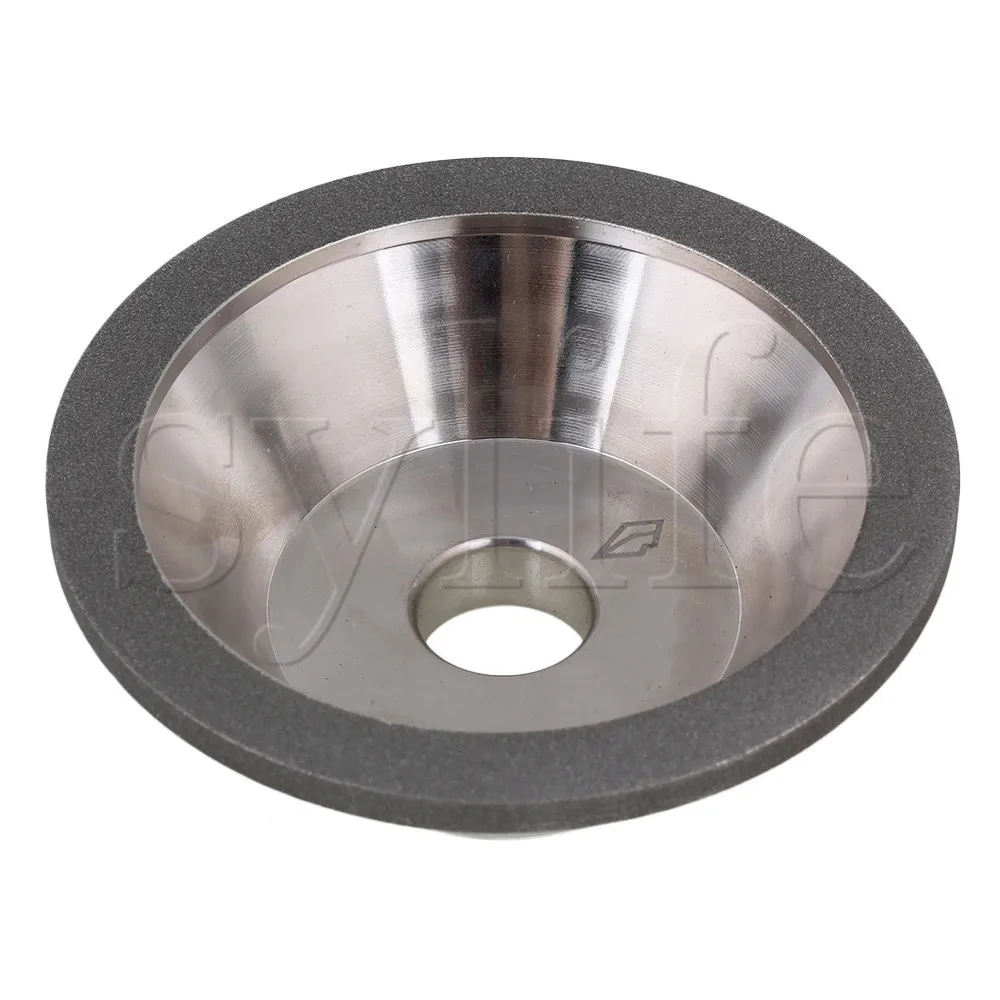 Silver Bowl-shaped Diamond Grinding Wheel Cup Grit 320 Dia 100mm Grinder Cutter
