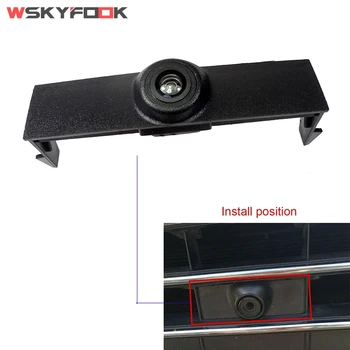 

600L CCD Vehicle Ca Front View Positive image camera for Volkswagen Touareg 2013-2016 Install Under the Car Logo Mark Emblem