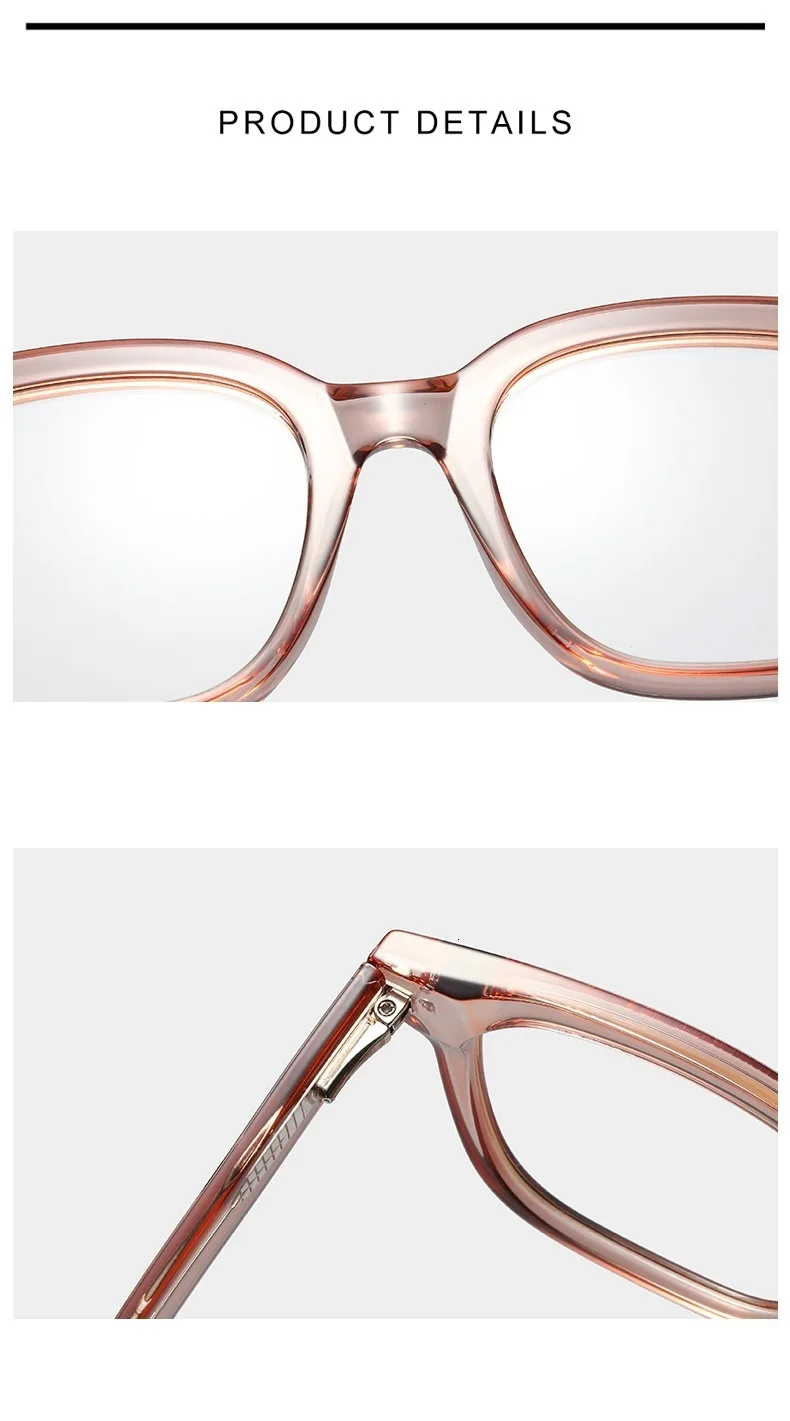 QPeClou Модные TR90 заклепки квадратные женские очки Рамка Ретро негабаритных размеров оптические компьютерные прозрачные очки