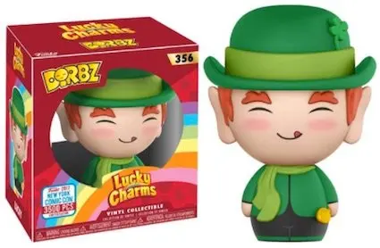 2017 NYCC эксклюзивный официальный Funko Dorbz Lucky Charms - the Leprechaun Виниловая фигурка