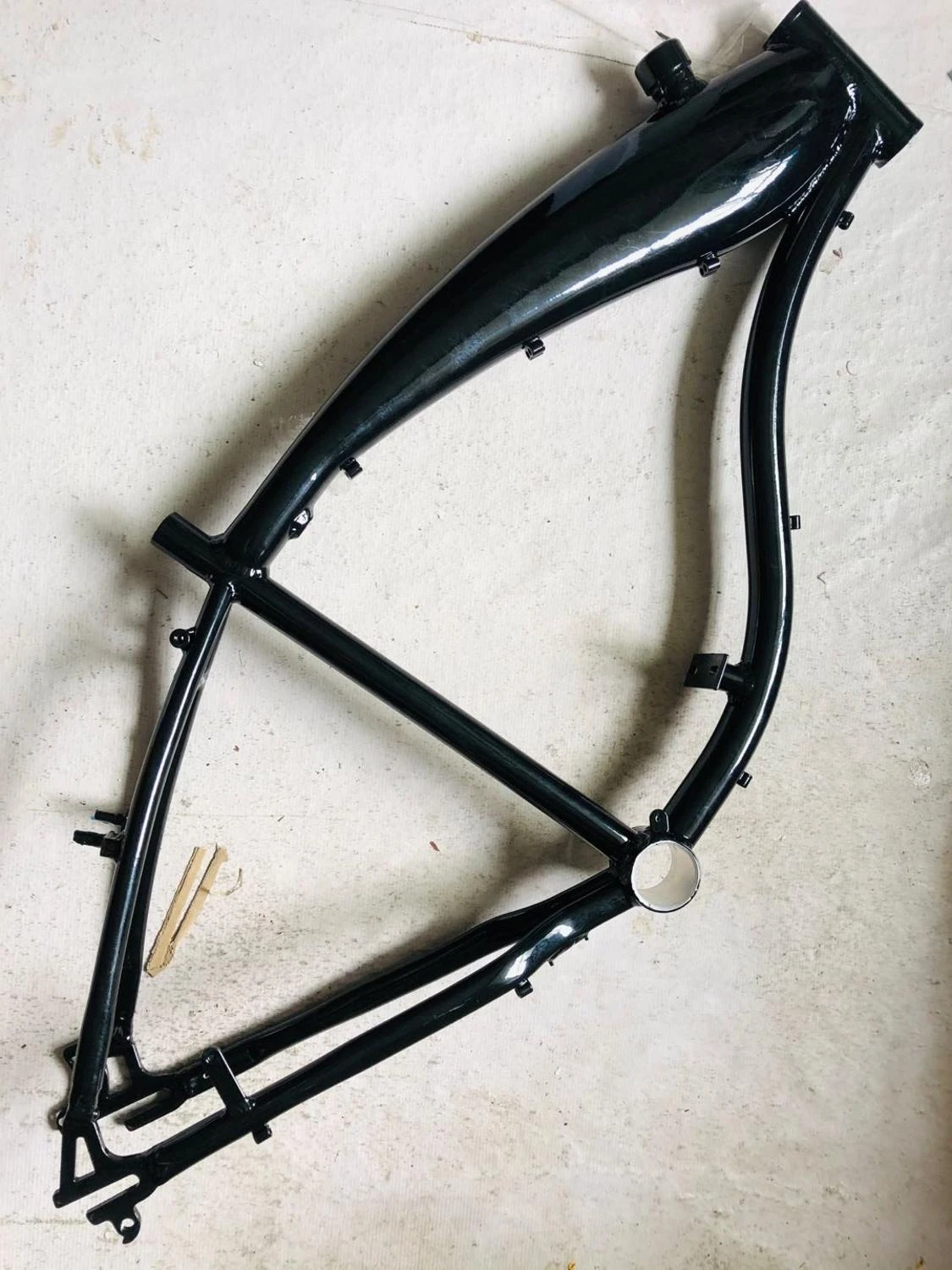 2.4l Aluminum Alloy Black Motorized Bicycle Builtin Gas Fuel Tank Bike