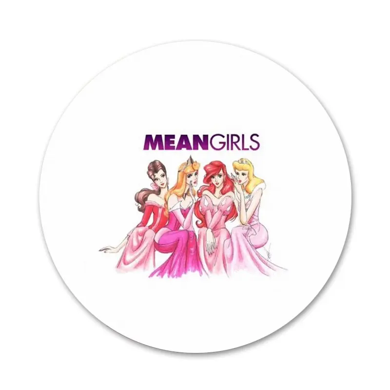 Burn Book Mean Girls KissFashion Badge Brooch Pin Accessories For Clothes  Backpack Decoration gift 58mm - AliExpress