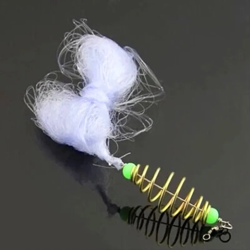

Copper Spring Shoal Fishing Net with Night Luminous Beads Ball Bearing Solid Ring Fishing Connector Freshwater Fishing Tool