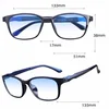 ZUEE – lunettes de lecture Anti-fatigue pour hommes, verres Anti-rayons bleus, pour presbytie, avec + 1.5 + 2.0 + 2.5 + 3.0 + 3.5 + 4.0 ► Photo 3/6