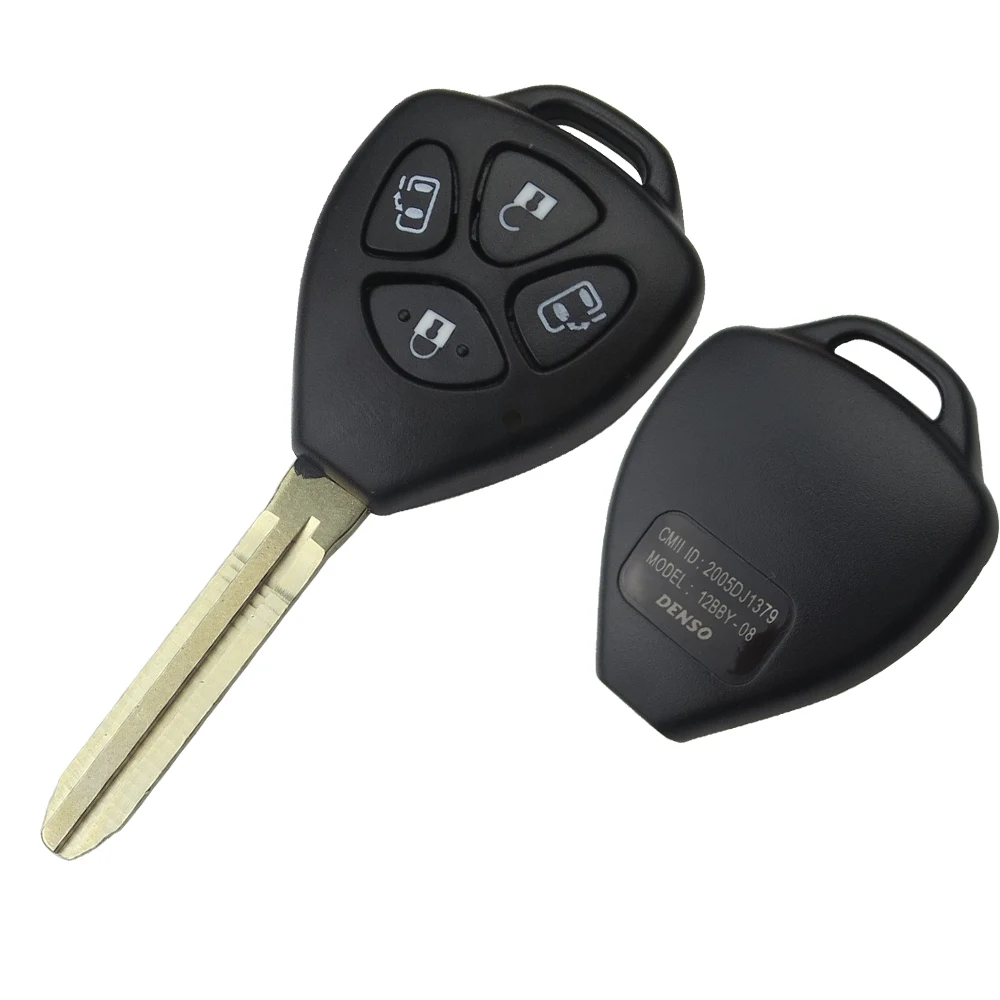 Okeytech дистанционный ключ 4 кнопки 314,3 МГц 4D67 чип с TOY43 лезвие FOB для Toyota Alphard 2005-2009