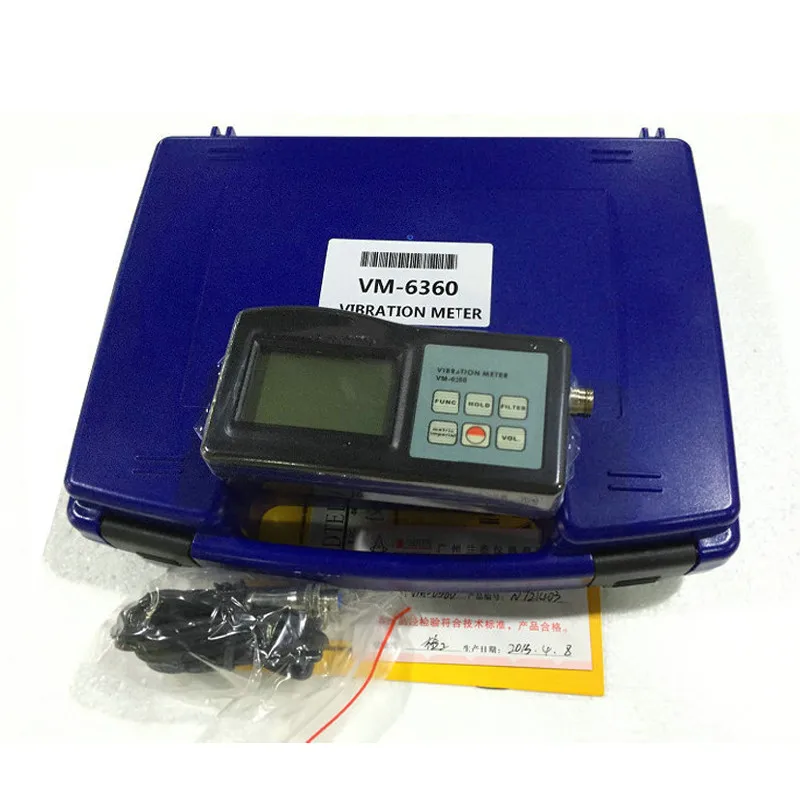 Multifunctional VM6360/VM6370 Digital Vibrometer Mechanical Vibration