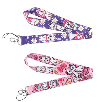 

SP249 Wholesale 20pcs/lot Cat Lanyard Cute Print Lanyards Strap Phone Holder Neck Straps Hanging Ropes Fashion Accessories