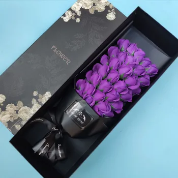 

33 Flower Rose Soap Bouquet Gift Box Creative Soap Flower Christmas Gift Artificial flowers Bouquet Valentine's Day Gift