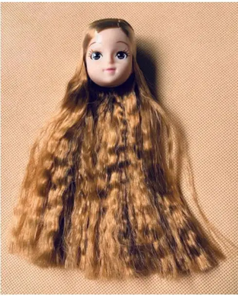 Редкая Ограниченная серия, кукла licca, игрушечная голова, оригинальная мультяшная кукла, голова для девочки, сделай сам, одежда для волос, игрушки, коллекция, милая голова куклы - Color: 2