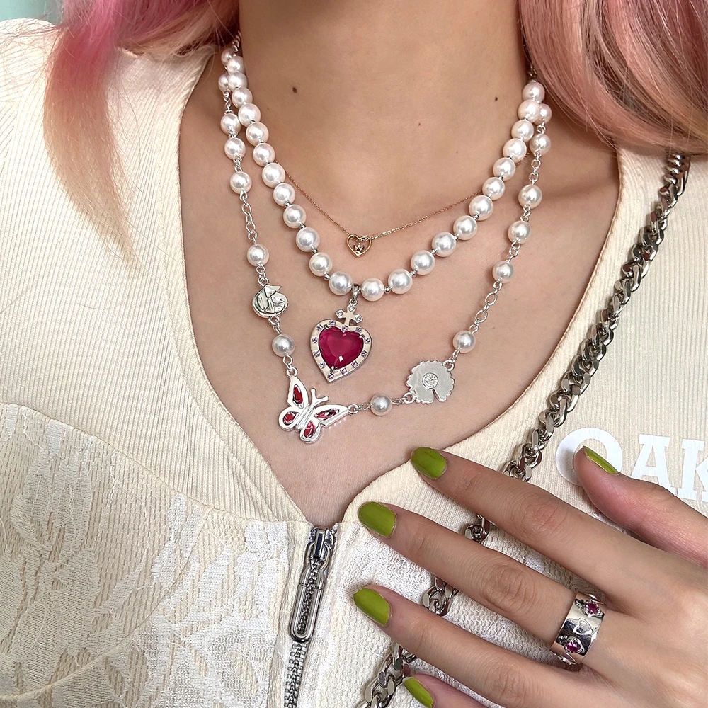爆買いセール セール♡BOSAA NOVA ジルコニア クラウンネックレス kids