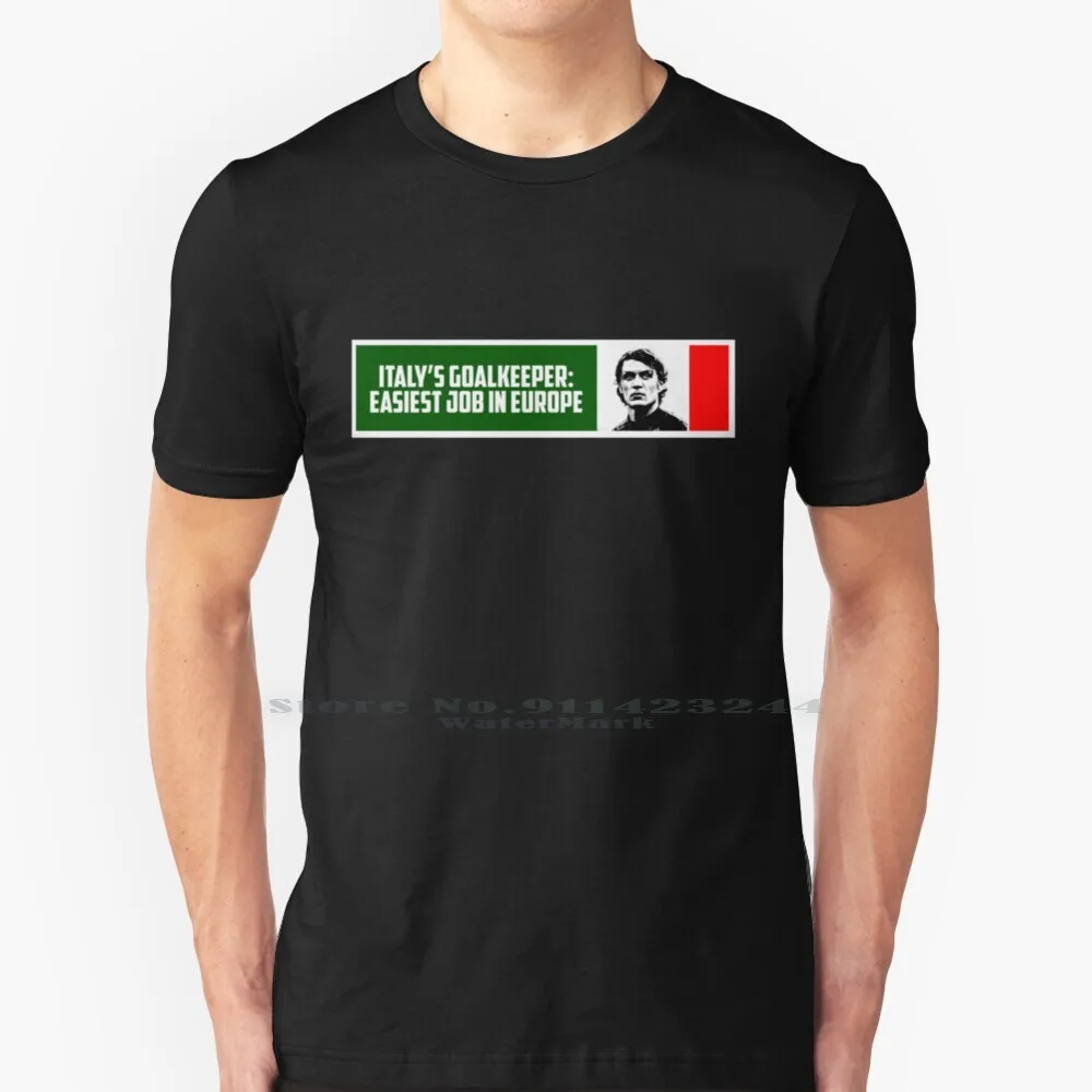 Easiest Job In Europe T Shirt 100% Pure Cotton Maldini Paolo Cesare Daniel Milan Milano Rossoneri Calcio Futebol | Мужская одежда