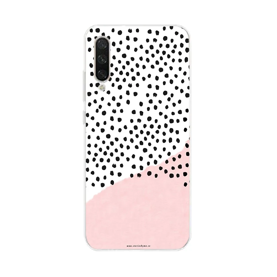 348FG Polka Dots Soft Silicone Tpu Cover phone Case for xiaomi redmi 9 9A Note 9 9s Pro MI 9 9T SE Lite 