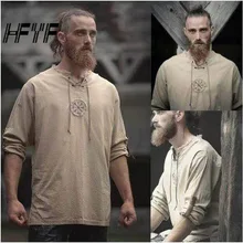 

2020 linen simple cotton and linen shirt cardigan round neck fashion dual sleeve long sleeve linen shirt men's wear