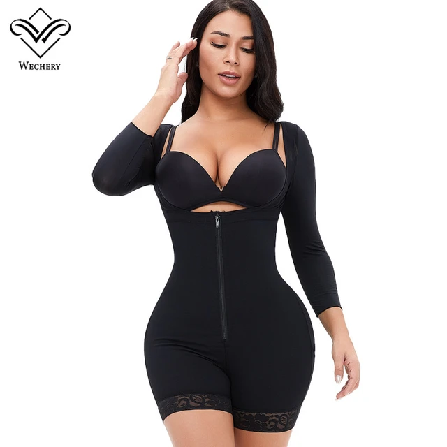 Shapewear Bodysuit Bodys Waist Trainer Tummy Control Body Shapers Arm Shaper  Zipper Plus Size Romper Slimming Underwear S-6XL - AliExpress