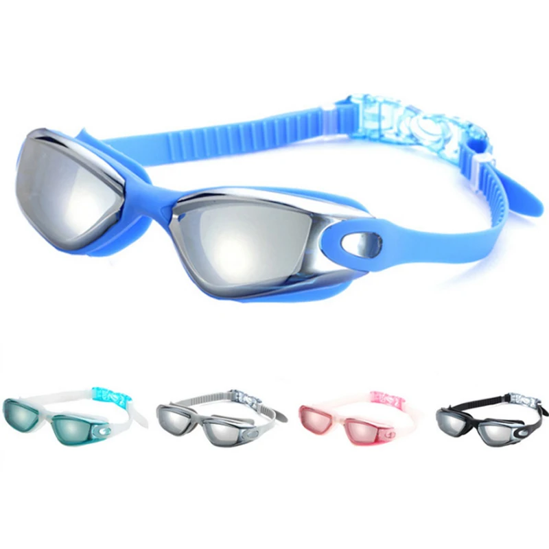 

Swimming Goggles Adult Professional Racing Electroplating Goggles Flat Light Anti-fog Goggles Swimming Goggles Waterproof