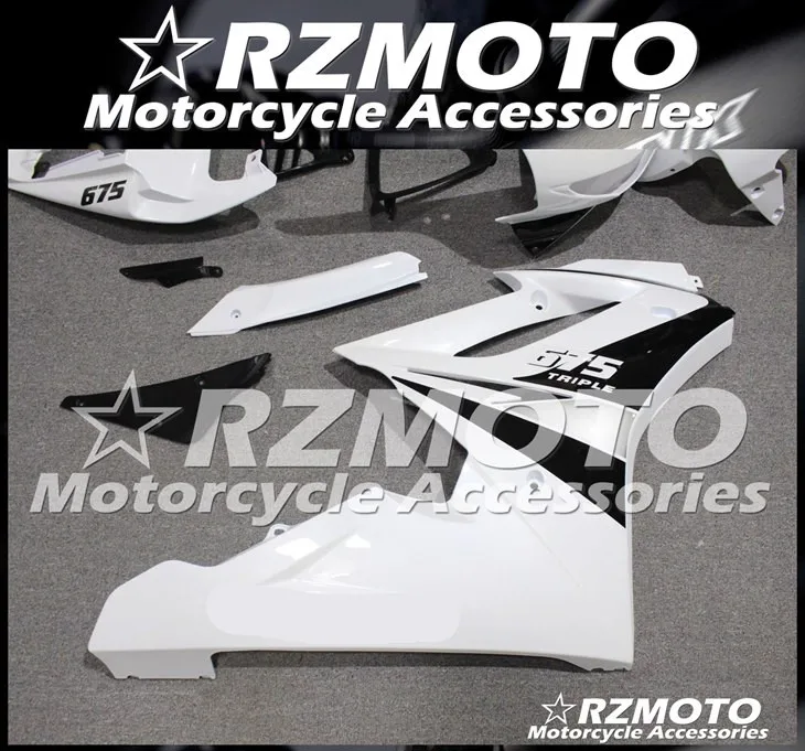 ABS мотоцикл обтекатель комплект для TRIUMPH Daytona 675R 2009-2012 год кузов литьевая форма Магазин № 1996