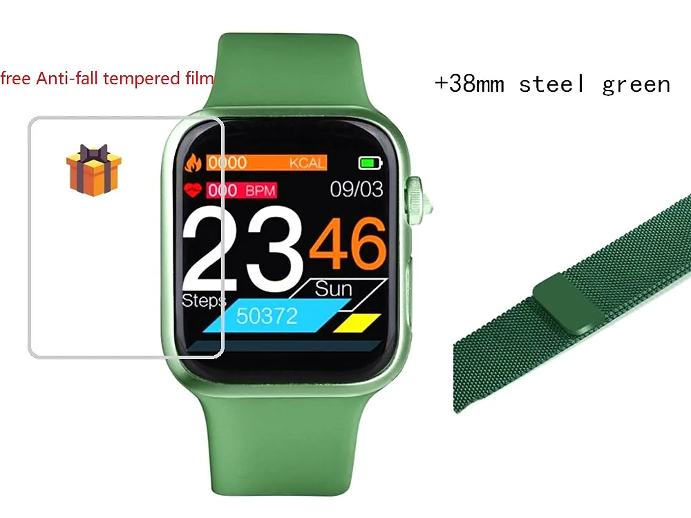 P20 Смарт часы IP68 водонепроницаемый плавательный 38 мм Браслет Сенсорный сердечный ритм кровяное давление smartwatch для Android IOS - Цвет: 6