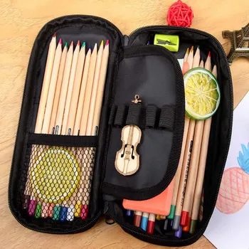 

1Pc Large Capacity Pencil Case Kawaii Pencilcase Pen Case Bag Box Pouch Stationery Organizer For Students Kids Gift