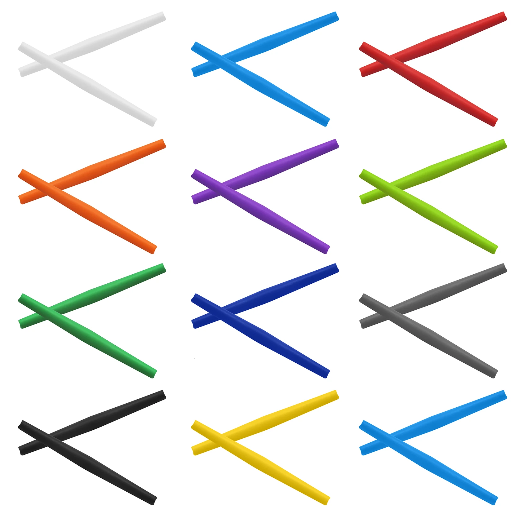 Bsymbo Silicone Rubber Replacement Ear Socks for-Oakley Romeo 1 Sunglasses Frame