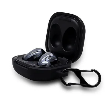 

Case For Samsung Galaxy Buds Live Silicone Case for Galaxy Buds Live Case Keychain Skin Protective Cover Soft Earphone Ear Shell
