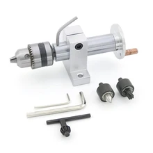 

1Pc Live Lathe Center Head With Chuck DIY Accessories For Mini Lathe Machine Revolving Lathe Centre Woodworking Tool