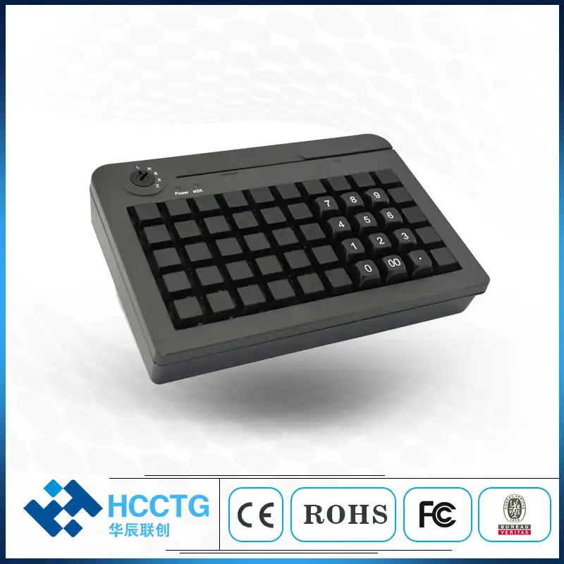 USB 50 программируемая клавиатура POS MSR считыватель магнитных карт KB50M|card reader|magnetic card